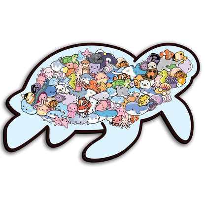 Sea Life - Wooden Jigsaw Puzzle