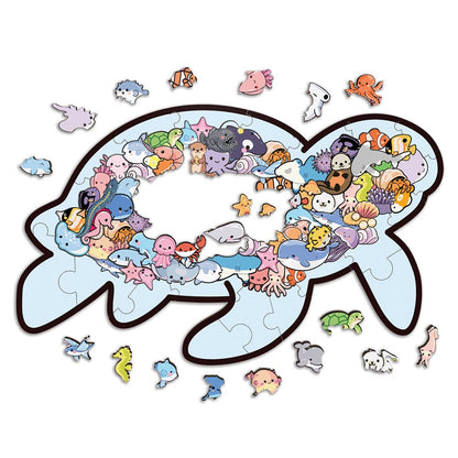 Sea Life - Wooden Jigsaw Puzzle