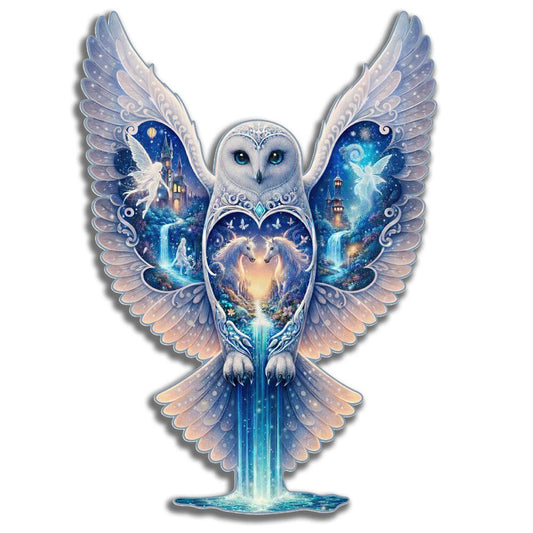 Owl Nightshine - Wooden Jigsaw Puzzle
