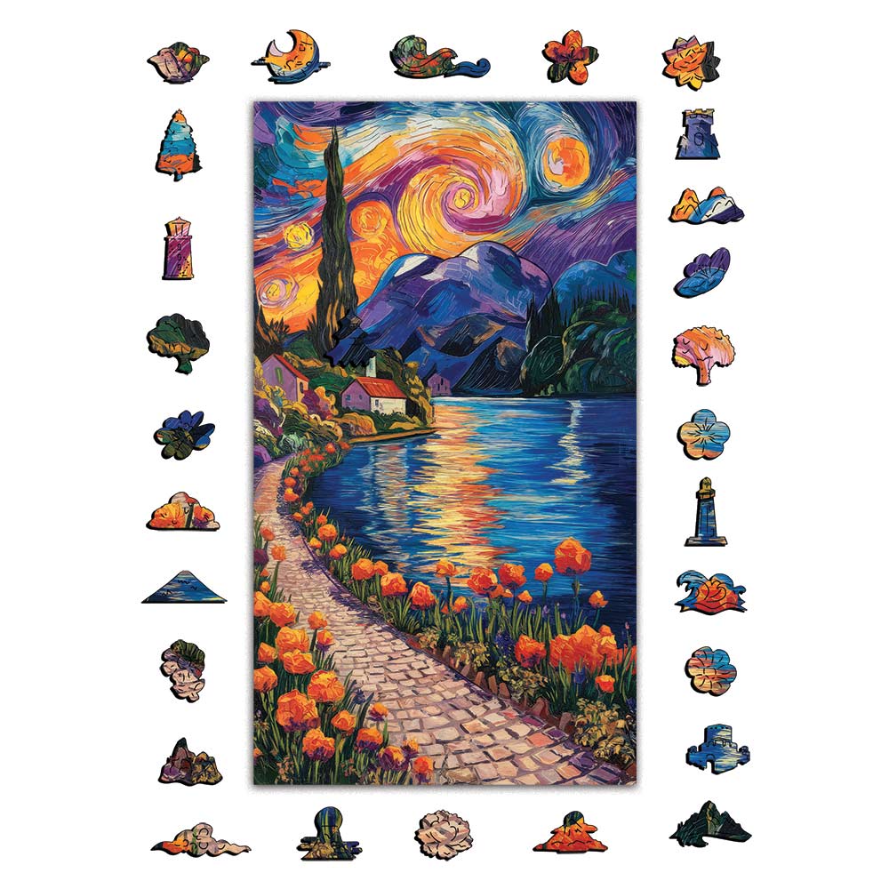 Garden of Light - Wooden Jigsaw Puzzle