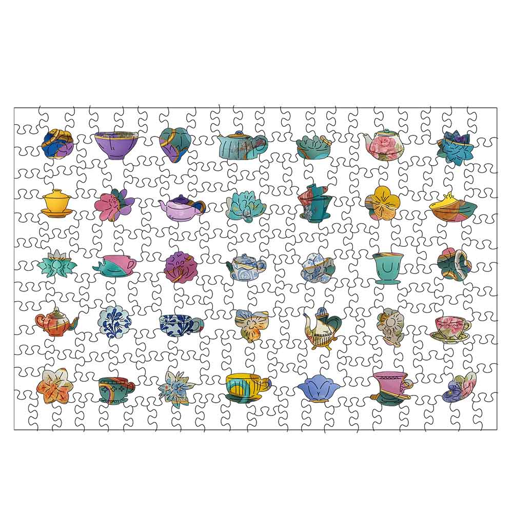 Tea Party - Wooden Jigsaw Puzzle