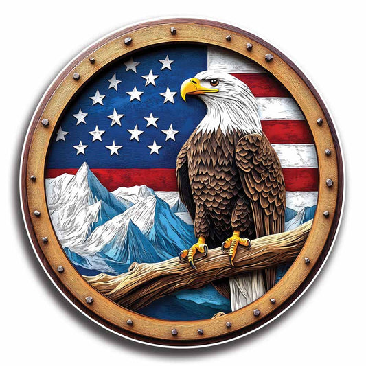 American Eagle - Wooden Jigsaw Puzzle