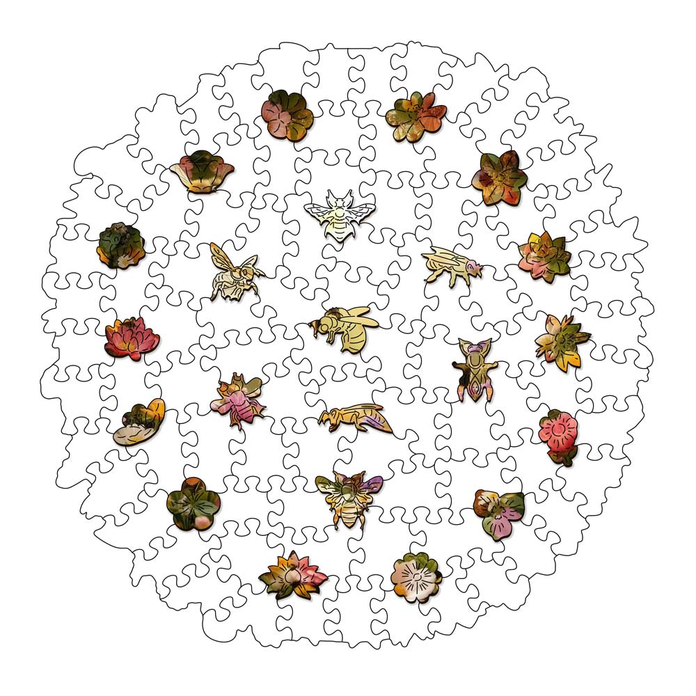 Honey Bee - Wooden Jigsaw Puzzle