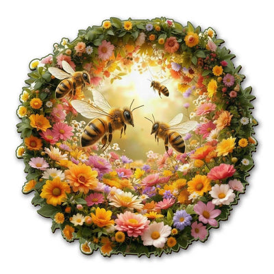 Honey Bee - Wooden Jigsaw Puzzle