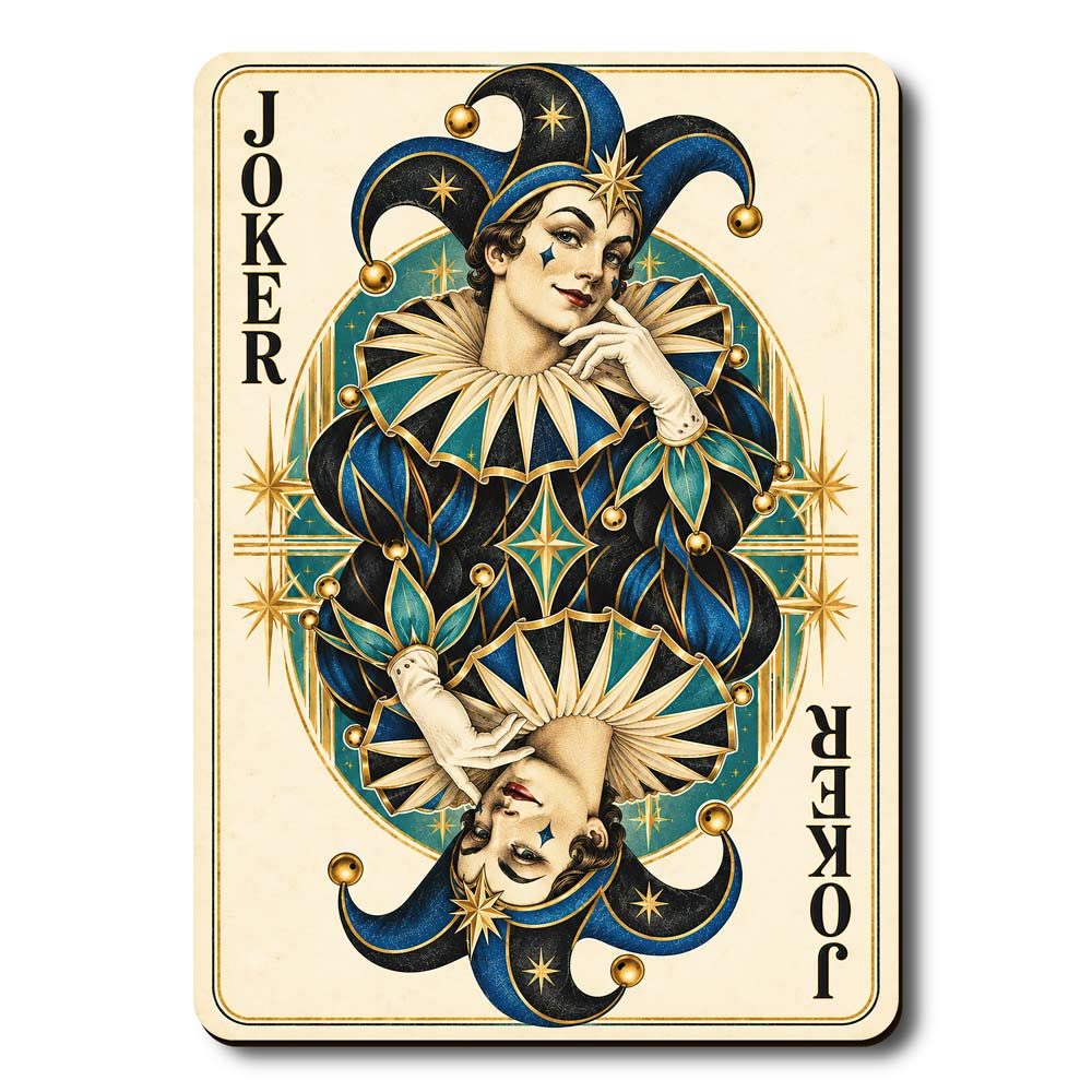 Black Joker - Wooden Jigsaw Puzzle