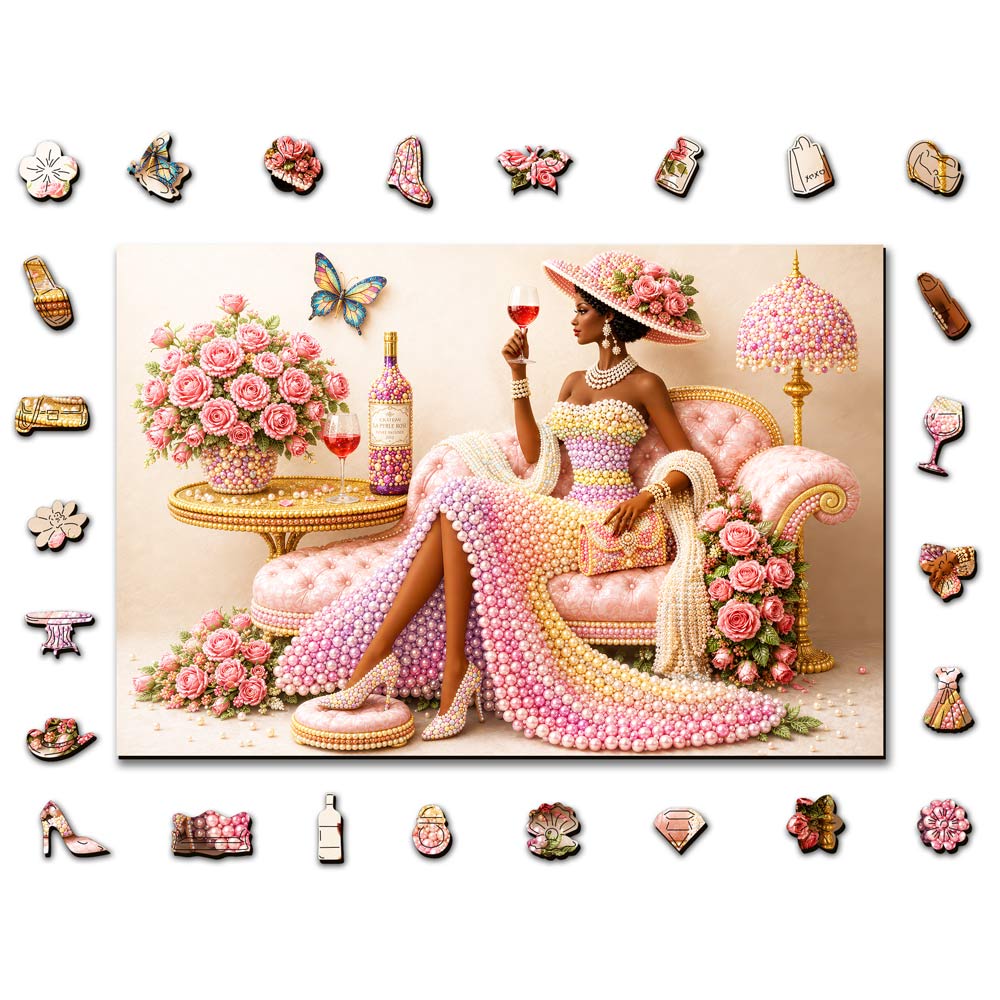 Pearl Grace - Wooden Jigsaw Puzzle