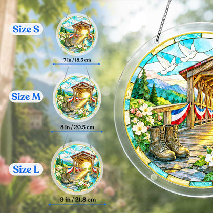 Acrylic Jigsaw Puzzle Suncatcher - Bridge of Honor