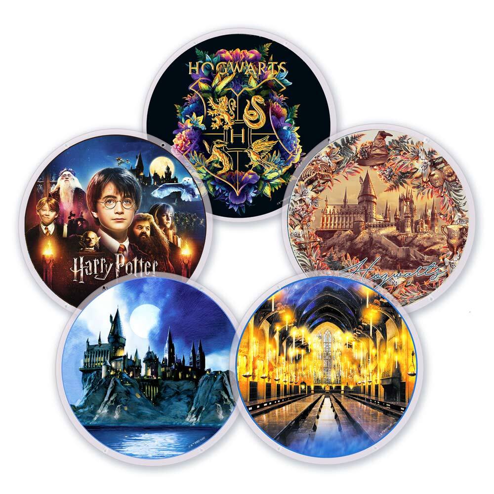 5-pack Acrylic Jigsaw Puzzle Suncatcher - Harry Potter Set