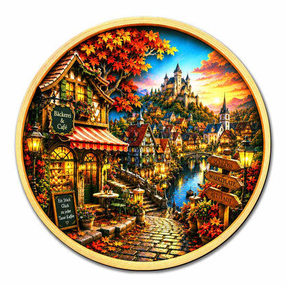 Castle In Germany - Wooden Jigsaw Puzzle