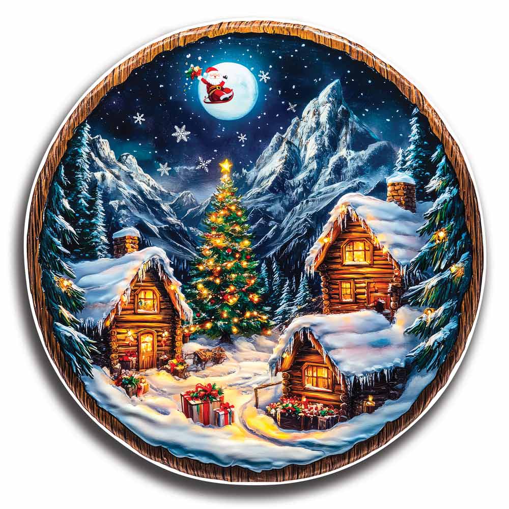 Christmas Village - Wooden Jigsaw Puzzle