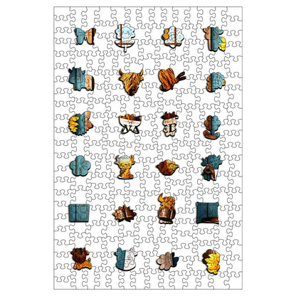 Highland Cow - Wooden Jigsaw Puzzle