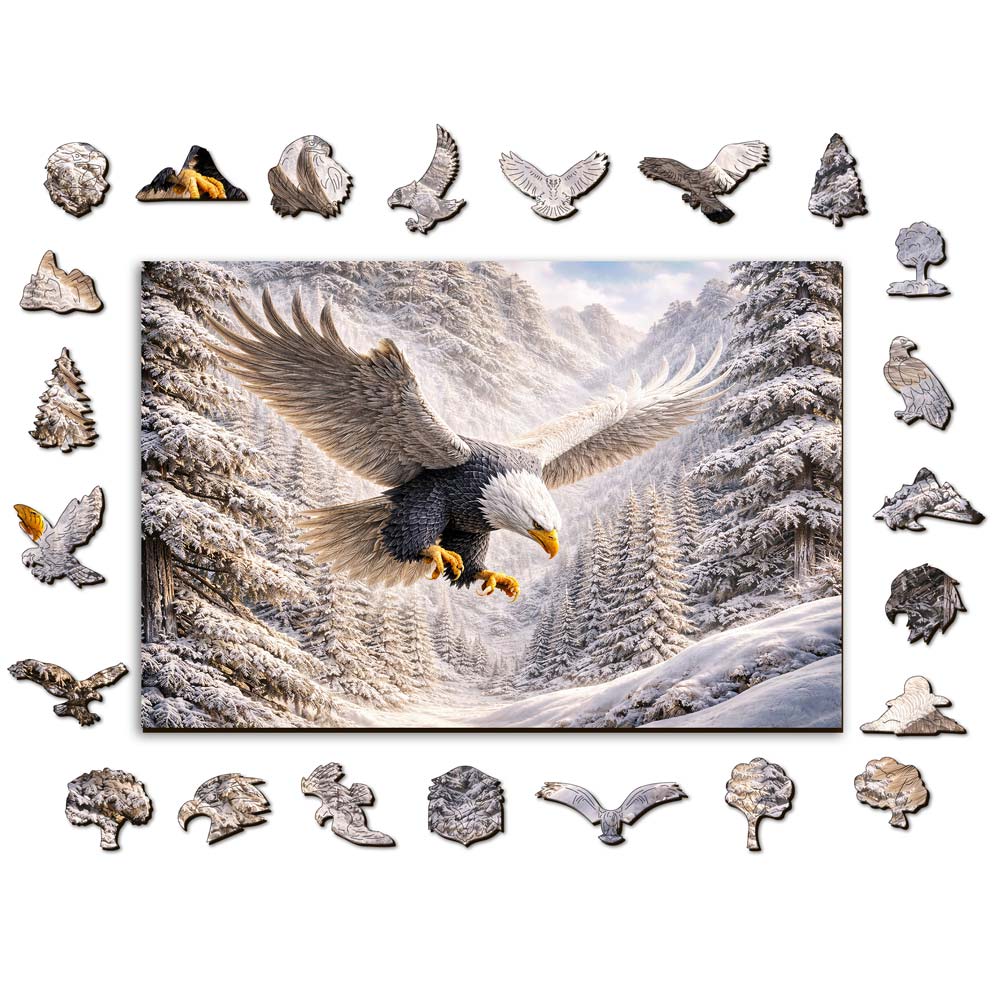 Eagle Majesty - Wooden Jigsaw Puzzle