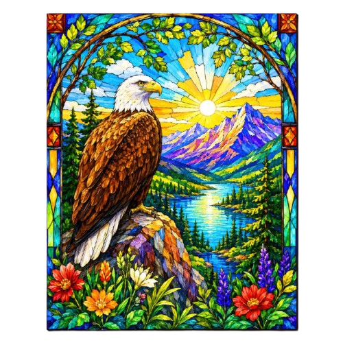 🔥Limited Edition🔥6-Pack - Stained Glass Jigsaw Puzzle Set