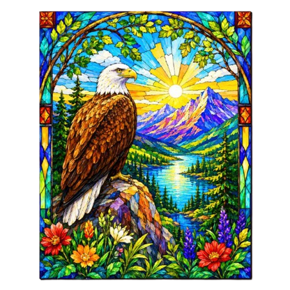 🔥Limited Edition🔥6-Pack - Stained Glass Jigsaw Puzzle Set