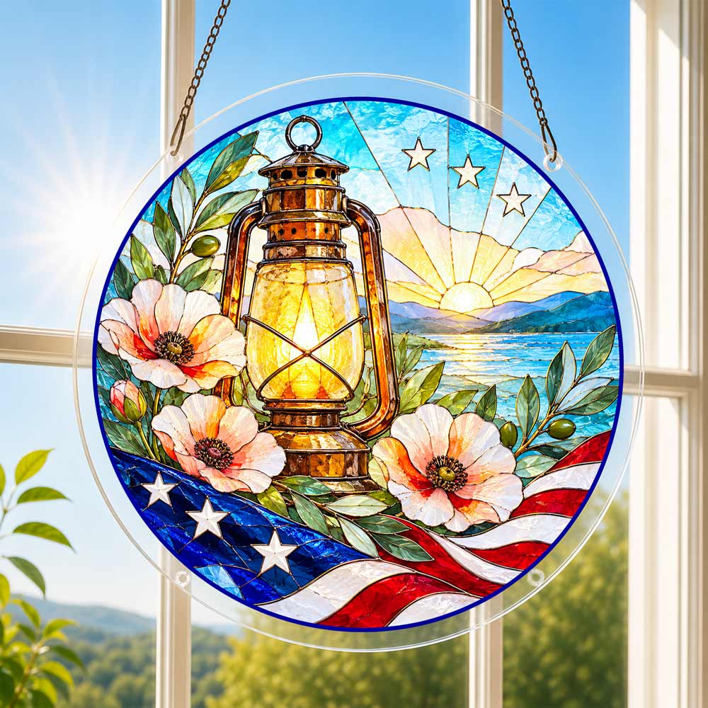 Acrylic Jigsaw Puzzle Suncatcher - Eternal Lantern