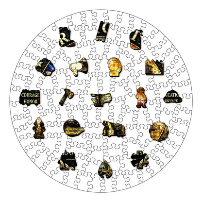 Animal Jigsaw Puzzle > Wooden Jigsaw Puzzle > Jigsaw Puzzle Firefighter Hero - Wooden Jigsaw Puzzle