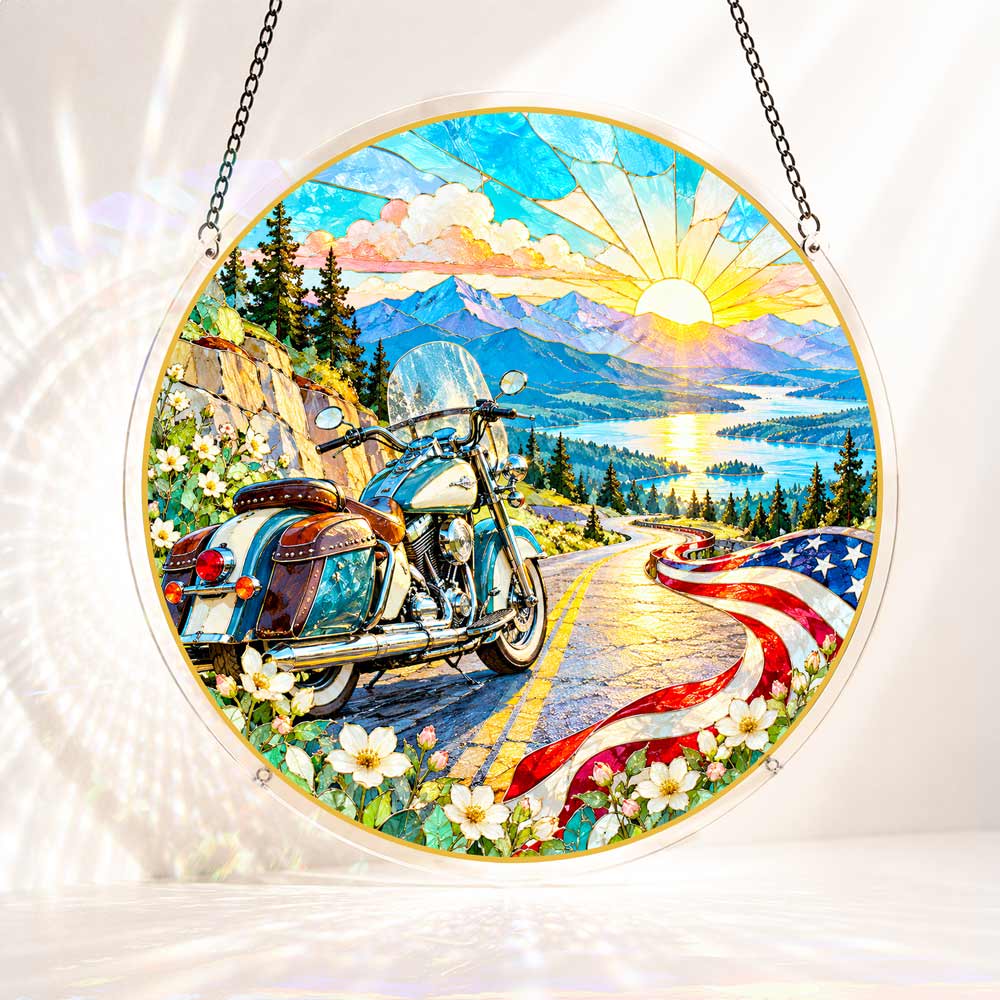 Acrylic Jigsaw Puzzle Suncatcher - Freedom Road