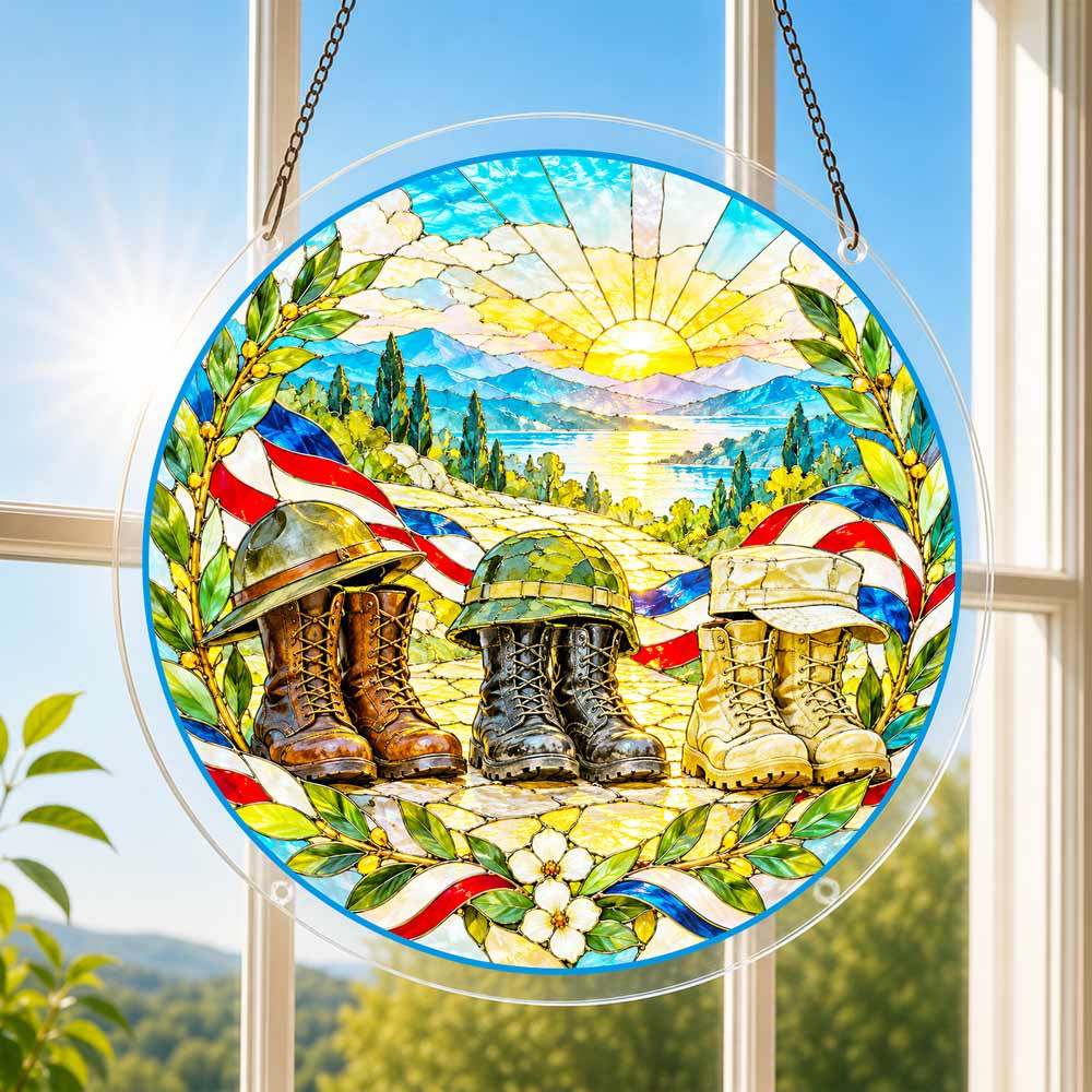 Acrylic Jigsaw Puzzle Suncatcher - Generations of Service