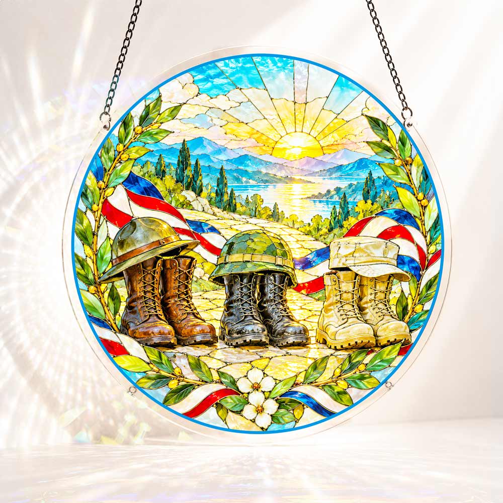 Acrylic Jigsaw Puzzle Suncatcher - Generations of Service