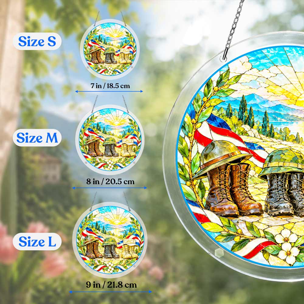 Acrylic Jigsaw Puzzle Suncatcher - Generations of Service