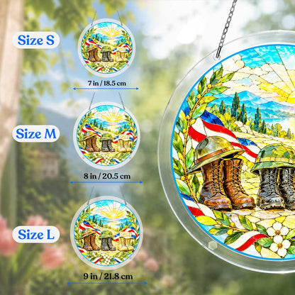 Acrylic Jigsaw Puzzle Suncatcher - Generations of Service