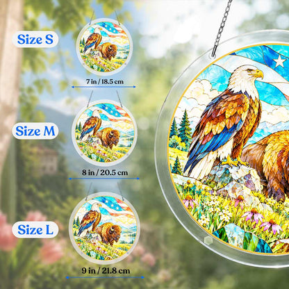 Acrylic Jigsaw Puzzle Suncatcher - Guardians of Freedom