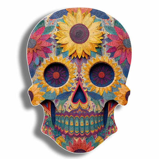 Floral Skull - Wooden Jigsaw Puzzle