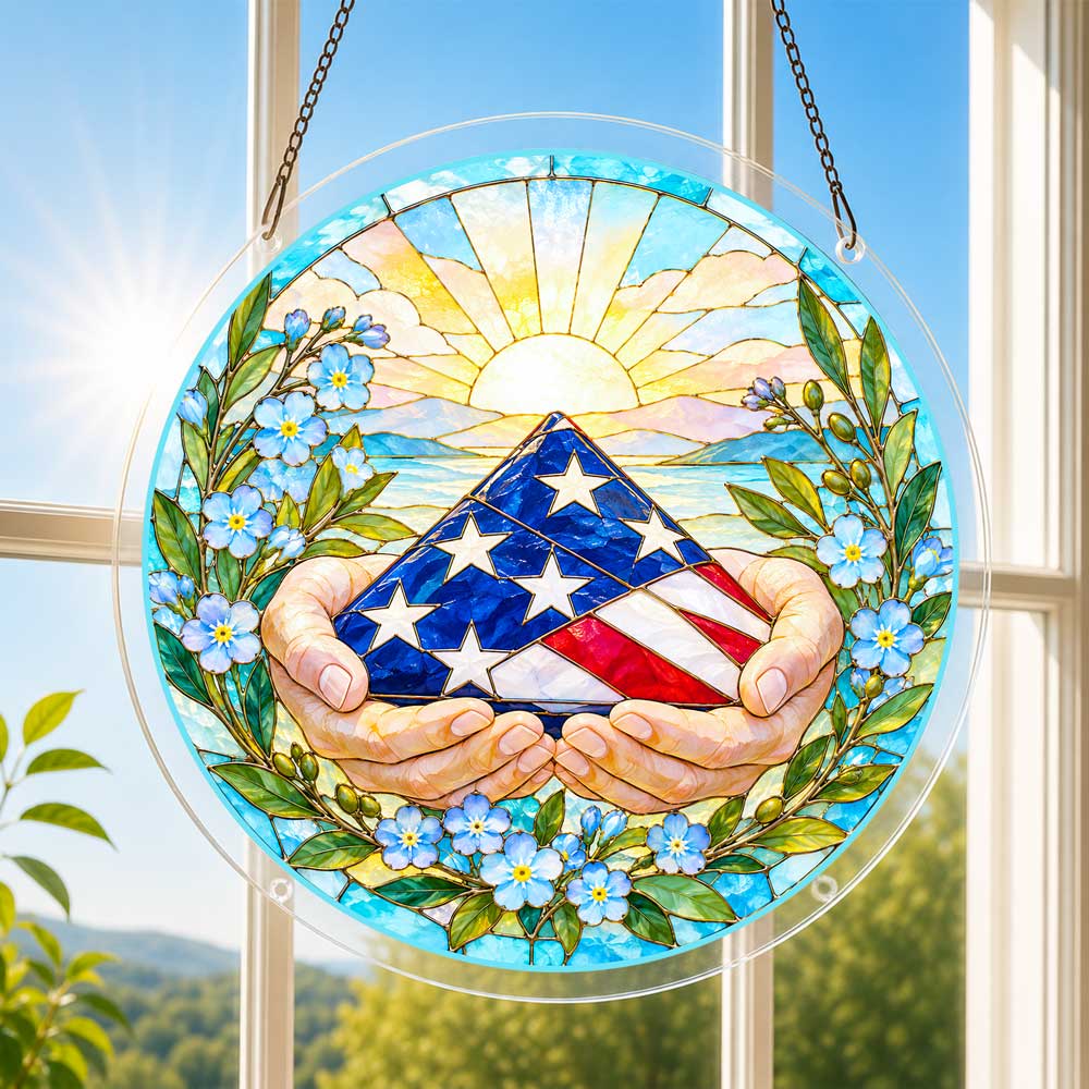 Acrylic Jigsaw Puzzle Suncatcher - Hands of Gratitude