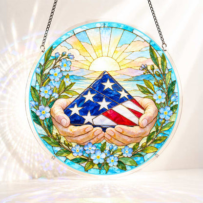 Acrylic Jigsaw Puzzle Suncatcher - Hands of Gratitude