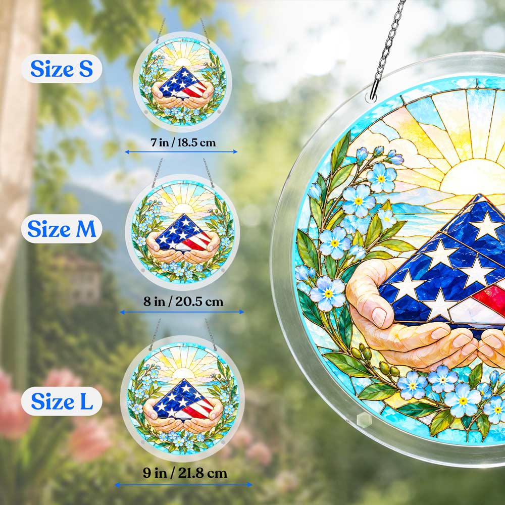 Acrylic Jigsaw Puzzle Suncatcher - Hands of Gratitude