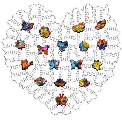 Heart - Wooden Jigsaw Puzzle