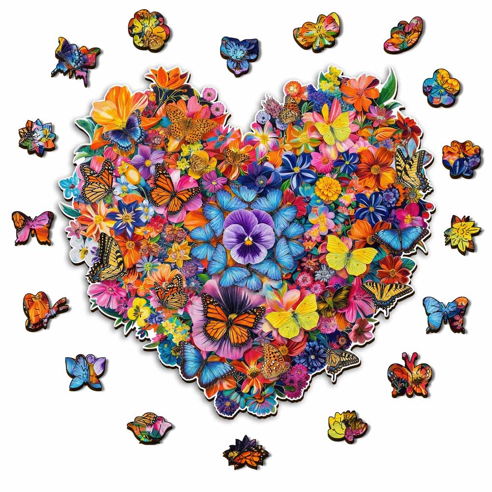 Heart - Wooden Jigsaw Puzzle