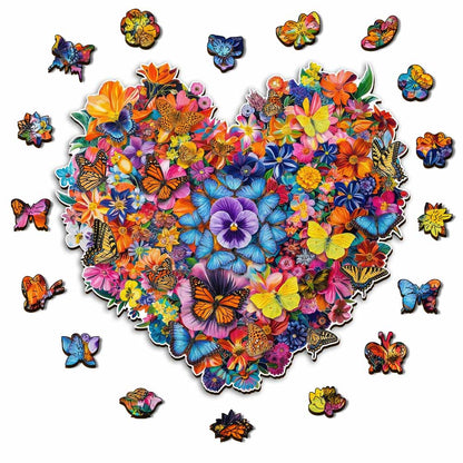 Heart - Wooden Jigsaw Puzzle