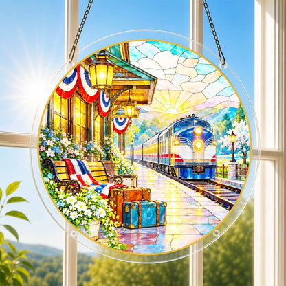 Acrylic Jigsaw Puzzle Suncatcher - Homecoming Express