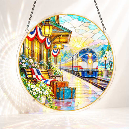 Acrylic Jigsaw Puzzle Suncatcher - Homecoming Express
