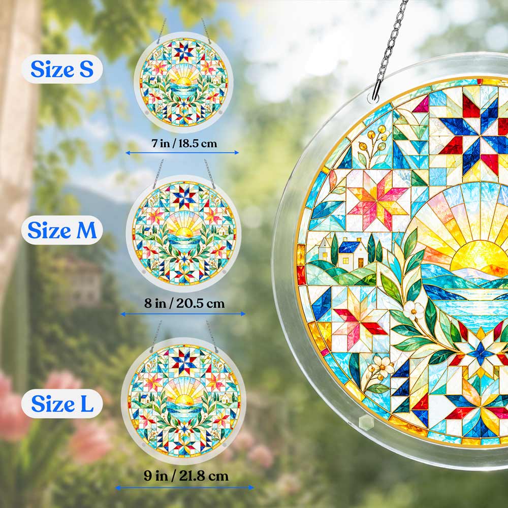Acrylic Jigsaw Puzzle Suncatcher - Homeward Harmony