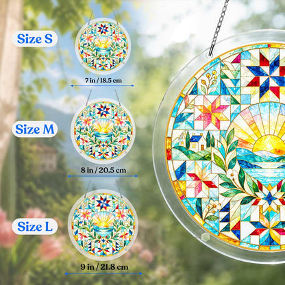 Acrylic Jigsaw Puzzle Suncatcher - Homeward Harmony