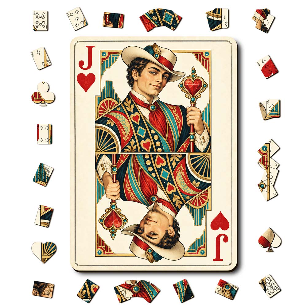Jack Heart - Wooden Jigsaw Puzzle