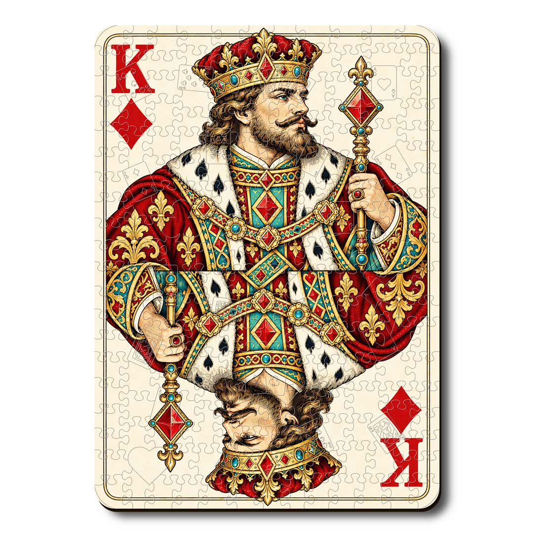 King Diamond - Wooden Jigsaw Puzzle