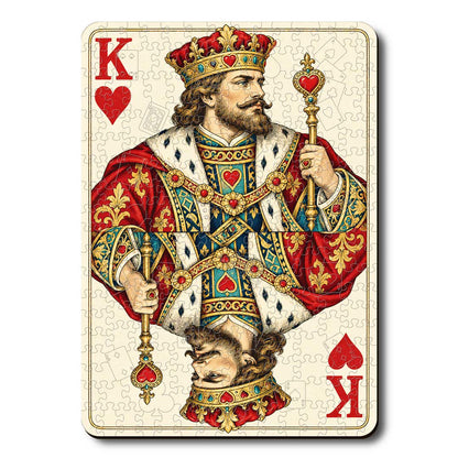King Heart - Wooden Jigsaw Puzzle