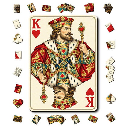 King Heart - Wooden Jigsaw Puzzle
