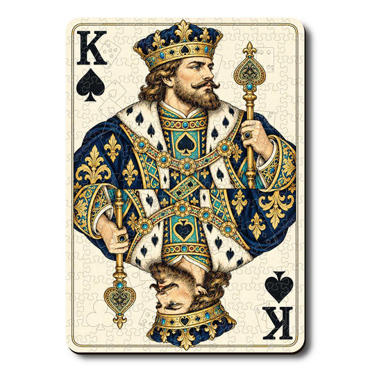 King Spade - Wooden Jigsaw Puzzle