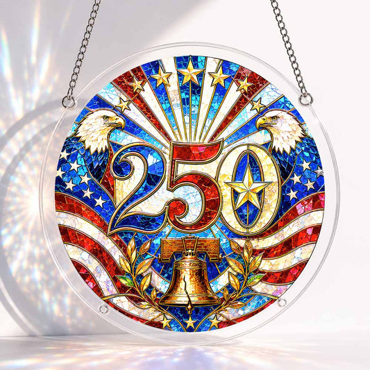 🔥Last Day 🔥 Acrylic Jigsaw Puzzle Suncatcher - Liberty Glory