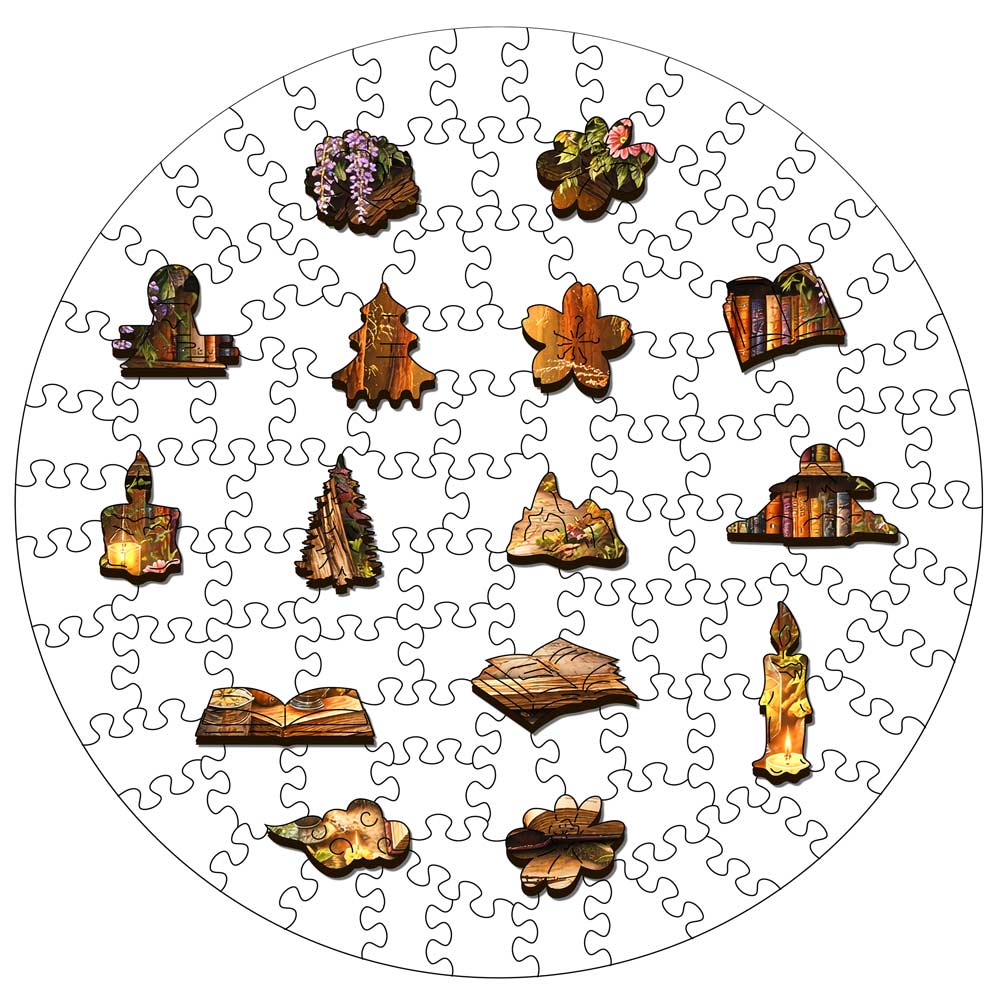 Magic Library - Wooden Jigsaw Puzzle