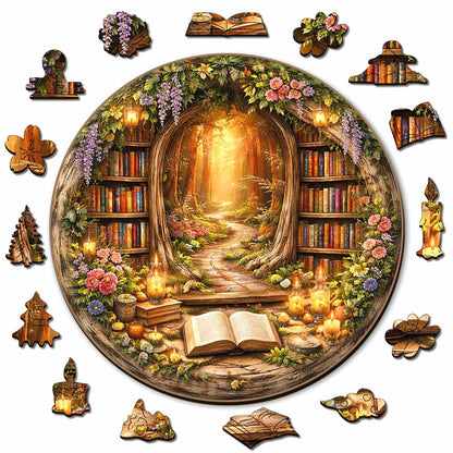 Magic Library - Wooden Jigsaw Puzzle