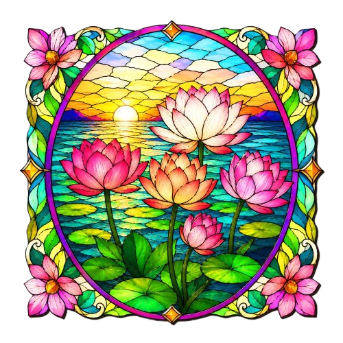 🔥Limited Edition🔥6-Pack - Stained Glass Jigsaw Puzzle Set