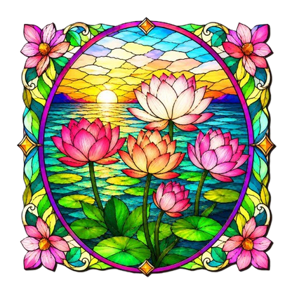 🔥Limited Edition🔥6-Pack - Stained Glass Jigsaw Puzzle Set