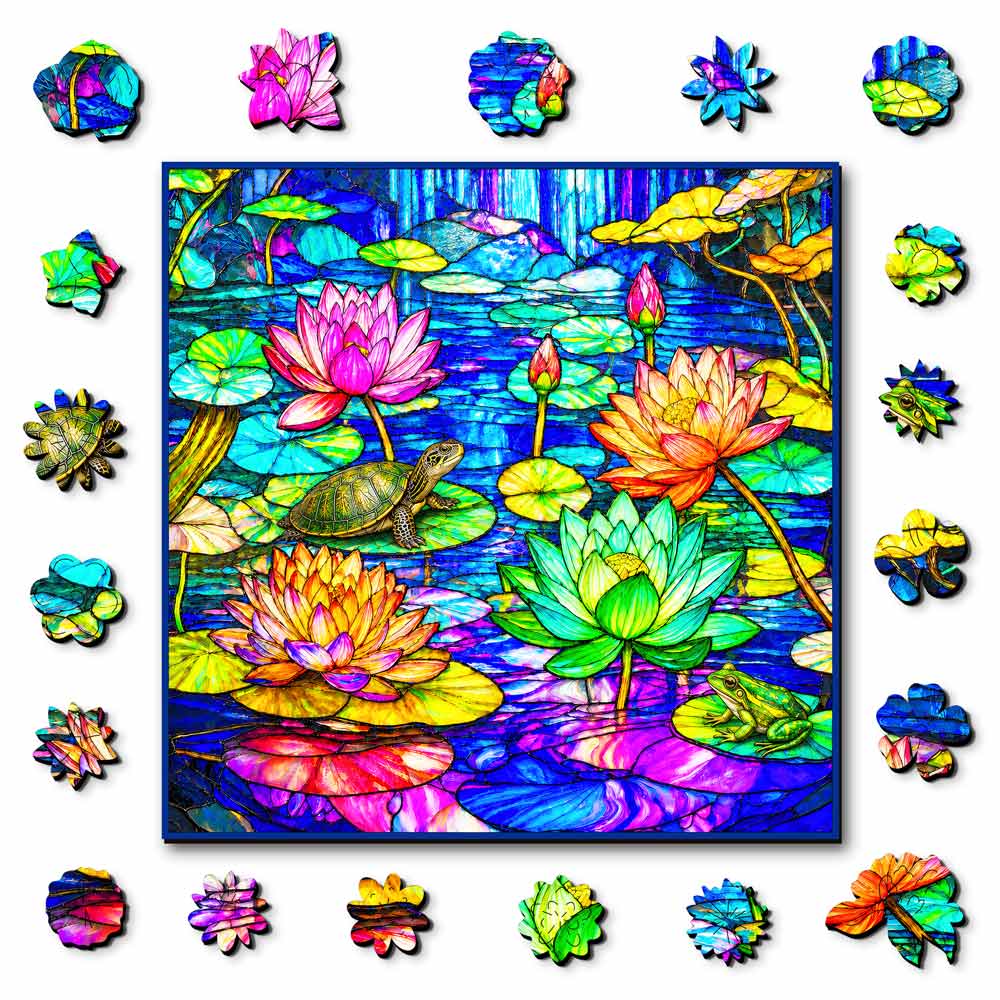 🔥Limited Edition🔥6-Pack - Stained Glass Jigsaw Puzzle Set
