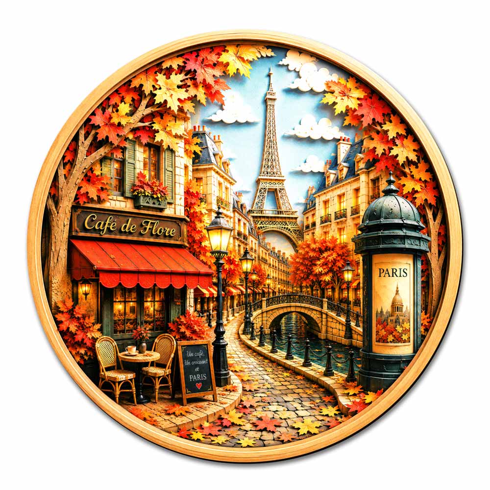 Love In Paris - Wooden Jigsaw Puzzle
