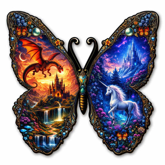 Magical Butterfly - Wooden Jigsaw Puzzle